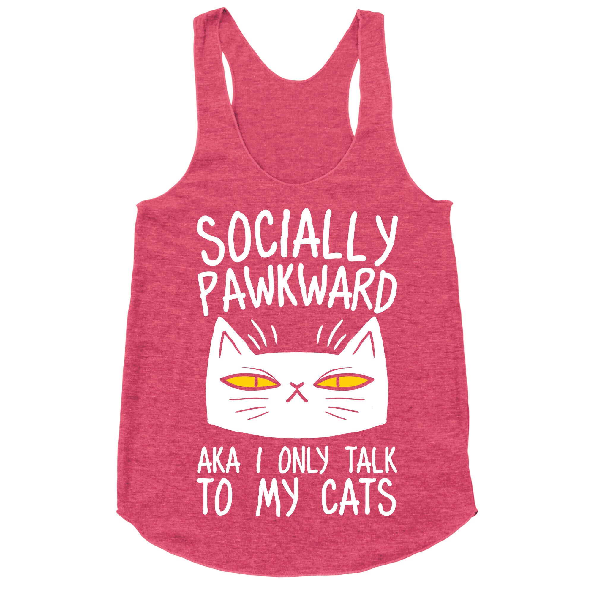 Socially Pawkward Racerback Tank